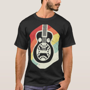 T-shirt Guitare acoustique lap steel guitare à résonateur