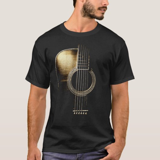 T-shirt Guitare acoustique Lite (voir description) Esse (Devant)