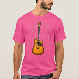 T-shirt Guitare acoustique Thème Guitariste