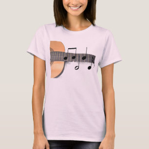 T-shirt Guitare avec des notes