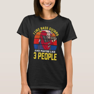 T-shirt Guitare basse Bassiste Femmes et hommes Bassiste