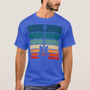 T-shirt Guitare basse rétro Guitare basse vintage Premium 