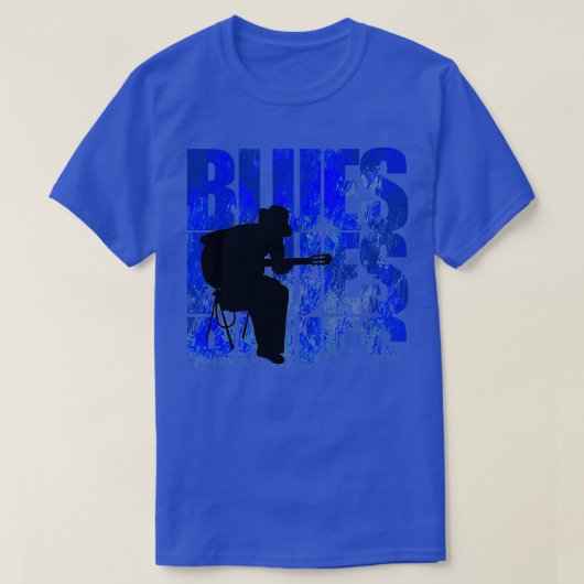 T-shirt Guitare blues (Design devant)