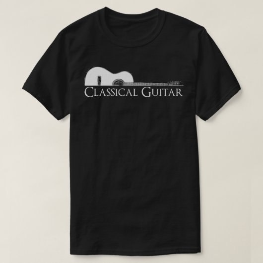 T-shirt Guitare classique (Design devant)
