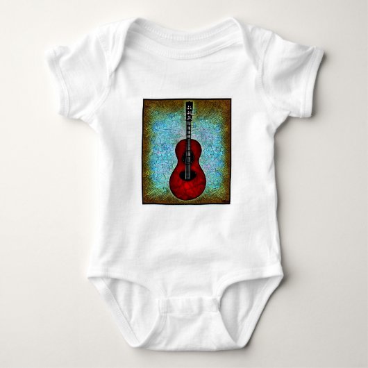 T-shirt guitare classique (Devant)