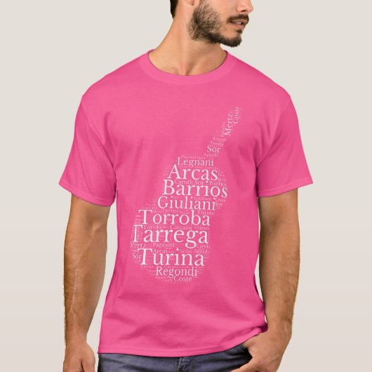 T-shirt Guitare Classique (Devant)