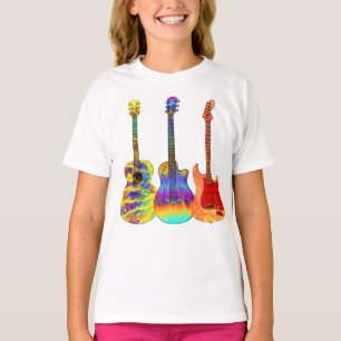 T-shirt Guitare colorée Rockstar