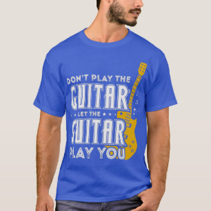 T-shirt Guitare Conception de jeu pour un joueur de guitar