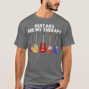 T-shirt Guitare cool Pour Hommes Guitare Joueuse Électriqu