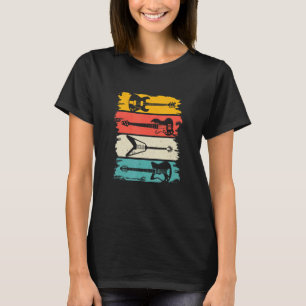 T-shirt Guitare d'amour Guitare différente Musique Prése