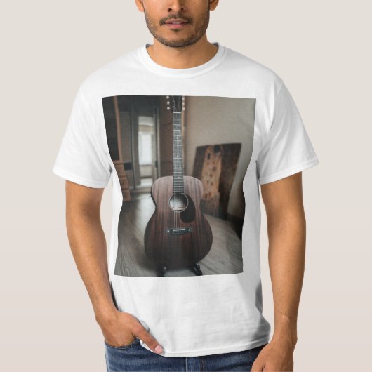 T-shirt Guitare de basse cool (Devant)