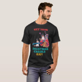 T-shirt Guitare de Carol chantant des chats (Devant entier)