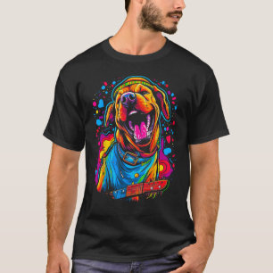 T-shirt Guitare de chien de boxe