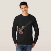T-shirt Guitare de colorant de cravate (Devant entier)
