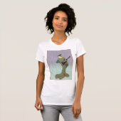 T-shirt guitare de geisha (Devant entier)