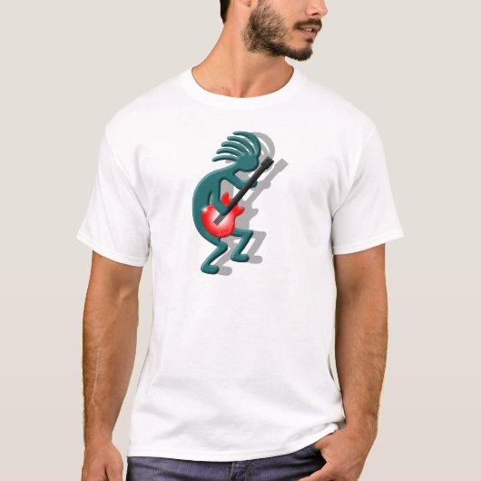 T-shirt Guitare de Kokopelli (Devant)