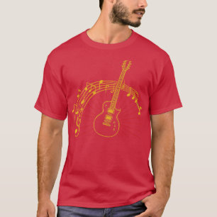 T-shirt Guitare de musique guitare Lover508