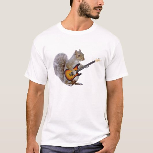 T-shirt Guitare d'écureuil (Devant)