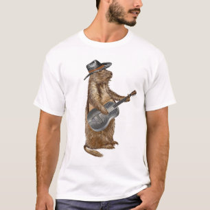 T-shirt Guitare des chiens des Prairies