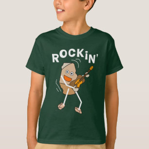 T-shirt Guitare des Rocheuses Blanches