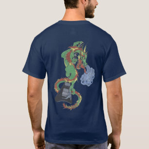 T-shirt Guitare Dragon Raging