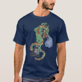 T-shirt Guitare Dragon Raging (Devant)