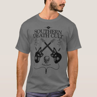 T-shirt Guitare du culte de la mort du sud Vintage