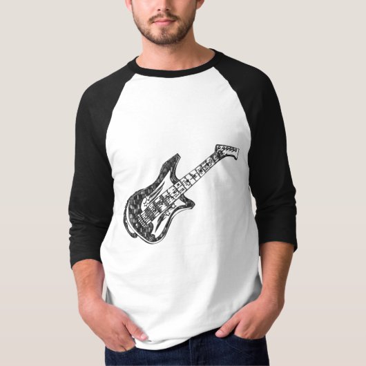 T-shirt Guitare électrique (Devant)
