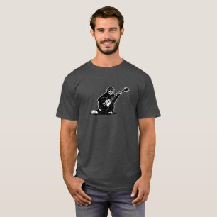 T-shirt Guitare électrique jouant le singe