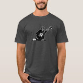 T-shirt Guitare électrique jouant le singe (Devant)