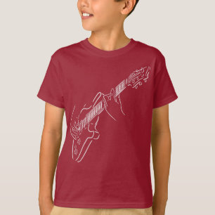 T-shirt Guitare électrique. Un cadeau pour un amateur de m