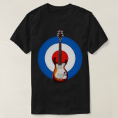 T-shirt Guitare électronique Rocker (Design devant)