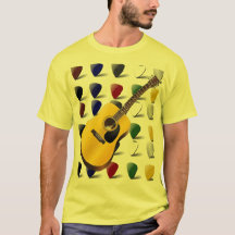 Guitare et tee - shirt de sélections