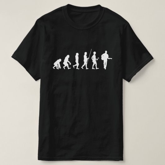 T-shirt Guitare Evolution (Design devant)