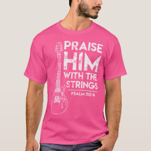T-shirt Guitare foi chrétienne Jésus cadeau Vintage