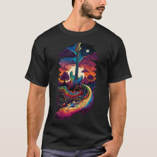 T-shirt Guitare Gift Guitariste Rock Concert Festival Guit