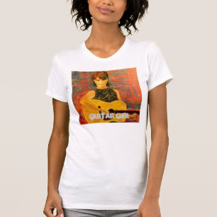 T-shirt Guitare Girl