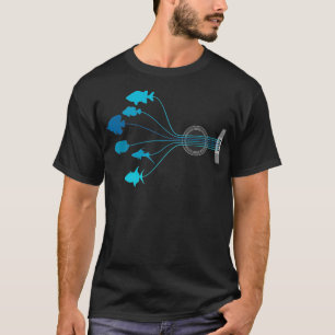 T-shirt Guitare, Guitare acoustique, Guitare pour hommes