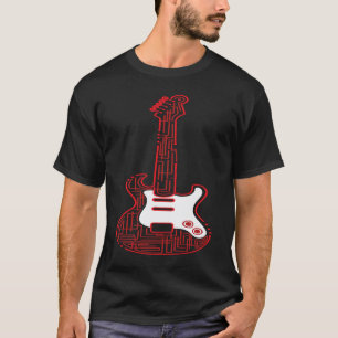 T-shirt guitare guitare électrique musique instrument