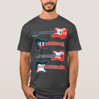 T-shirt Guitare Guitariste instrument instrument électriqu