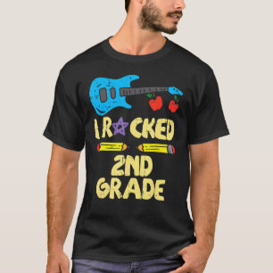 T-shirt Guitare I Rocked 2e Année Dernière Journée De Musi