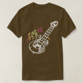 T-shirt guitare jouable (Design devant)