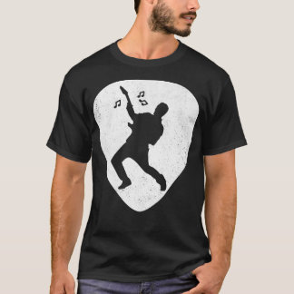 T-shirt Guitare Lecteur Guitare Reed Musicien Rock Musique