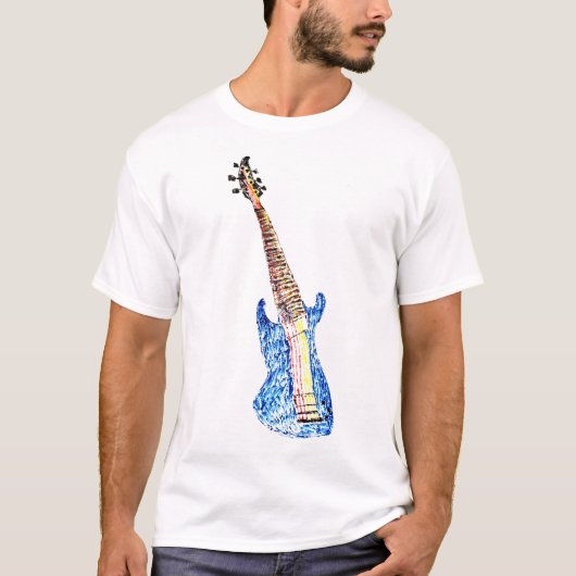 T-shirt Guitare Liquide (Devant)