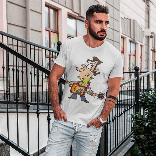 T-shirt Guitare Man Rockstar