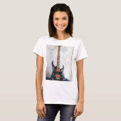 T-shirt Guitare mignonne (Devant entier)