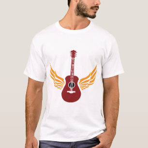 T-shirt Guitare Music Wings – Instrument de Musique Artist