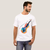 T-shirt Guitare musicale (Devant entier)