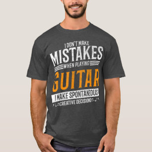 T-shirt Guitare Musique Lover Guitare Créative