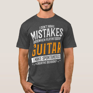 T-shirt Guitare Musique Lover Guitare Créative